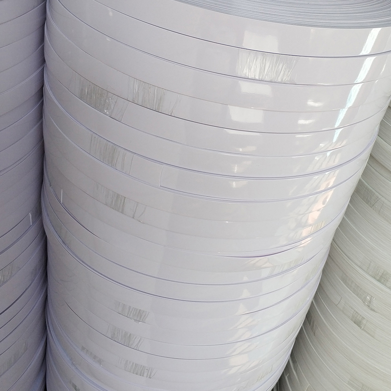 Pre-glued White High Gloss PVC Edge Banding for Luxury Furniture Design Pre-glued White High Gloss PVC Edge Banding for Luxury Furniture Design