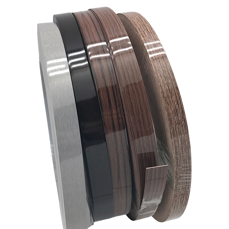 Custom High Gloss PVC Edge Banding with OEM Surface Development Custom High Gloss PVC Edge Banding with OEM Surface Development