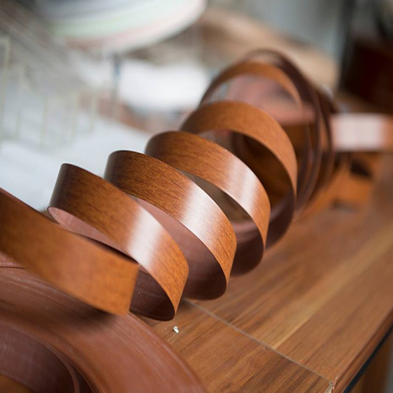 Custom Wood Grain PVC Edge Banding with Color Development Service Custom Wood Grain PVC Edge Banding with Color Development Service