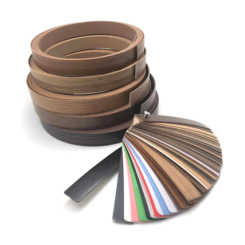 Custom Wood Grain PVC Edge Banding with Color Development Service