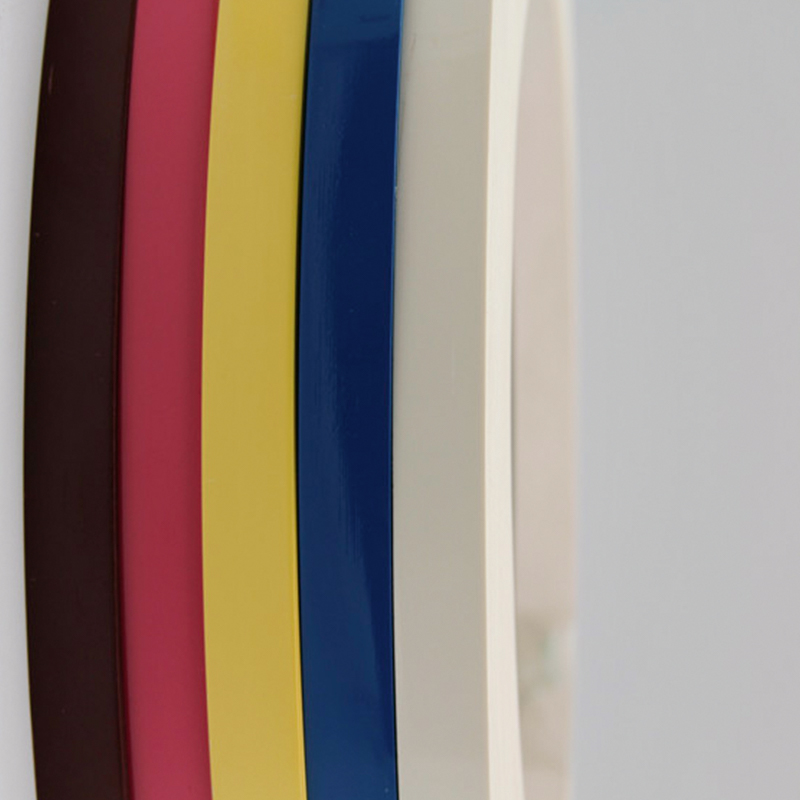 Applied Adhesive Solid Color PVC Edge Banding for Furniture Manufacturing Applied Adhesive Solid Color PVC Edge Banding for Furniture Manufacturing