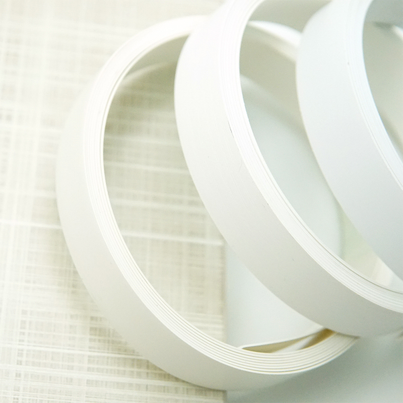 White Color Pre-glued EVA Adhesive PVC Edge Banding for Furniture Panels White Color Pre-glued EVA Adhesive PVC Edge Banding for Furniture Panels
