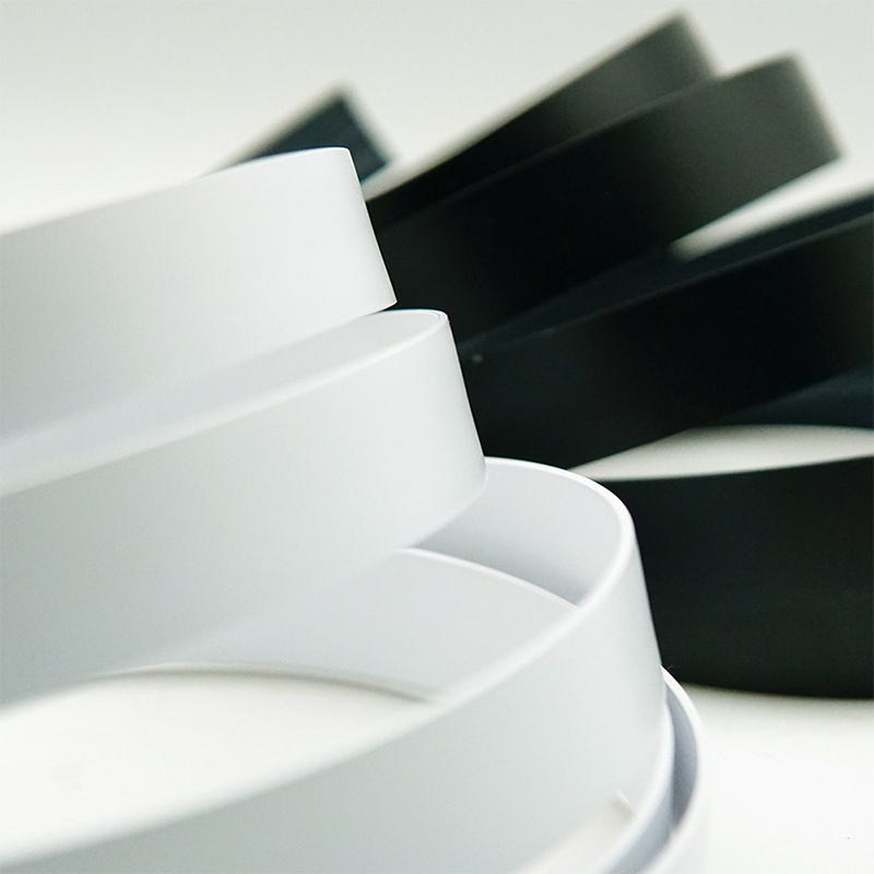 White Color Pre-glued EVA Adhesive PVC Edge Banding for Furniture Panels White Color Pre-glued EVA Adhesive PVC Edge Banding for Furniture Panels