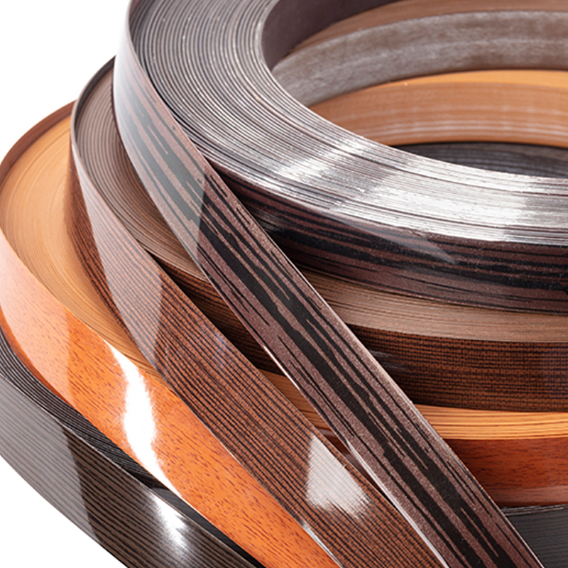 Kitchen Cabinet Pre-glued High Gloss PVC Edge Banding Kitchen Cabinet Pre-glued High Gloss PVC Edge Banding