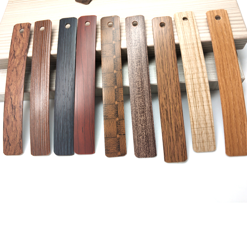 Pre-glued Wood Grain PVC Edge Banding for Panel Furniture Pre-glued Wood Grain PVC Edge Banding for Panel Furniture