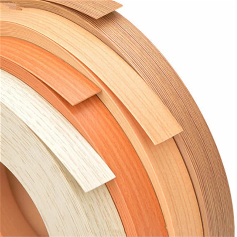 Pre-glued Wood Texture PVC Edge Banding for Modern Furniture Pre-glued Wood Texture PVC Edge Banding for Modern Furniture