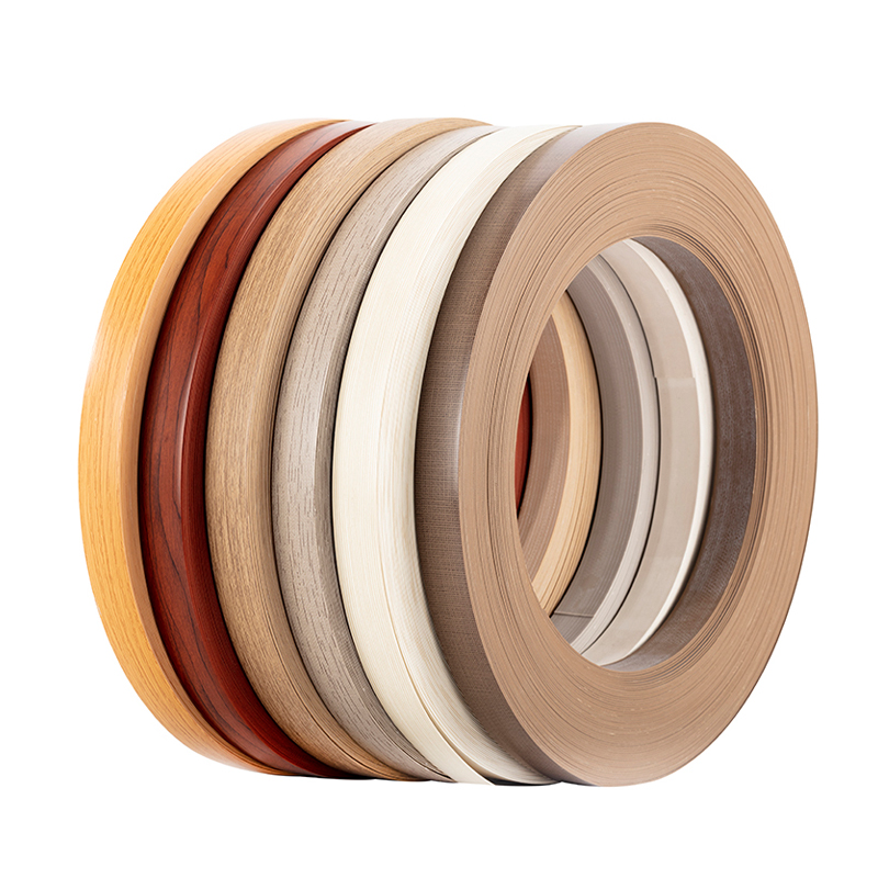 Pre-glued Wood Texture PVC Edge Banding for Modern Furniture