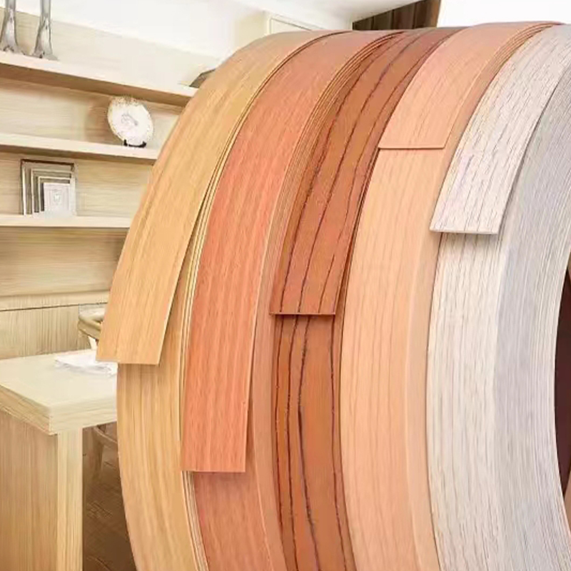 Pre-glued Wood Texture PVC Edge Banding for Modern Furniture Pre-glued Wood Texture PVC Edge Banding for Modern Furniture