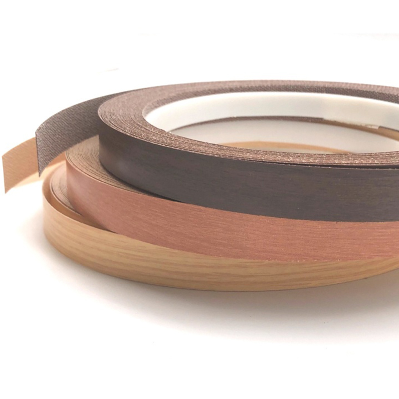Wood Grain Pre-Glued Melamine Edge Banding for Cabinet and Panel Furniture Wood Grain Pre-Glued Melamine Edge Banding for Cabinet and Panel Furniture