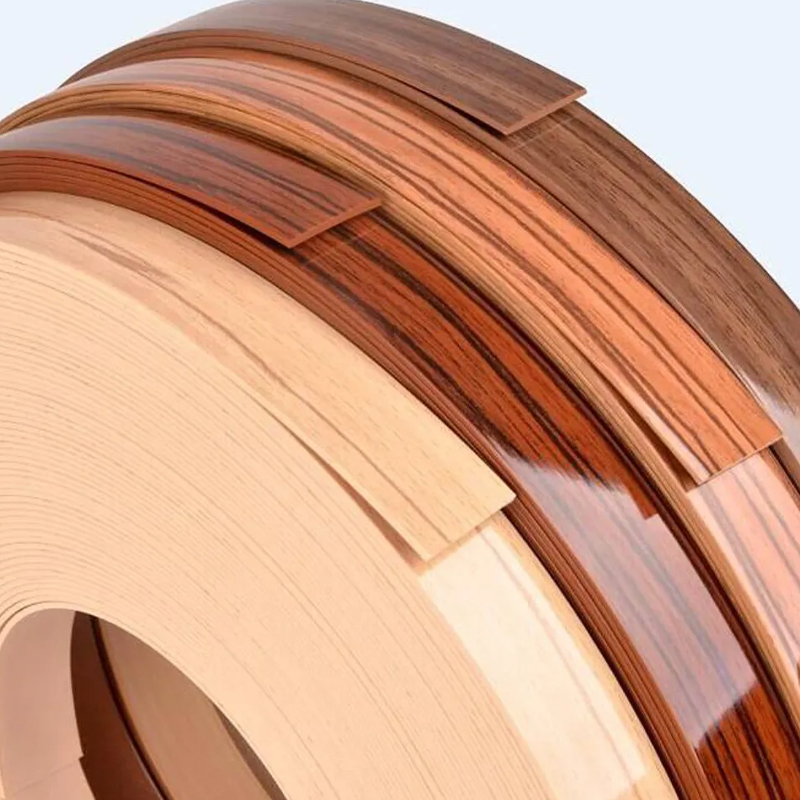 Pre-glued High Gloss PVC Edge Banding for Decorative Furniture Panels Pre-glued High Gloss PVC Edge Banding for Decorative Furniture Panels