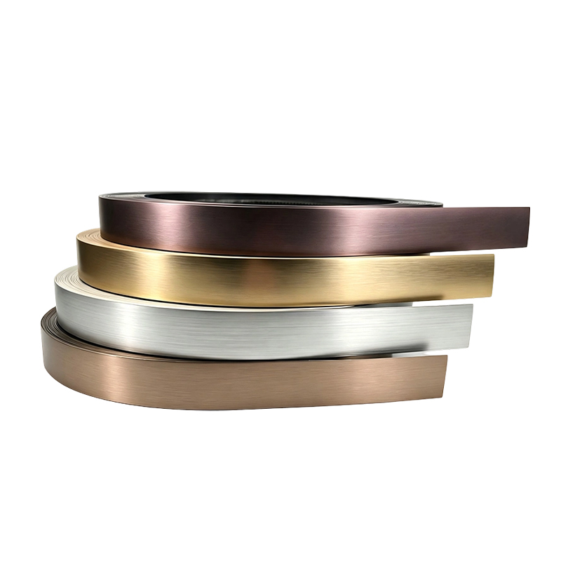 Custom Brushed Metallic Edge Banding for Luxury Furniture Brands and OEM Projects