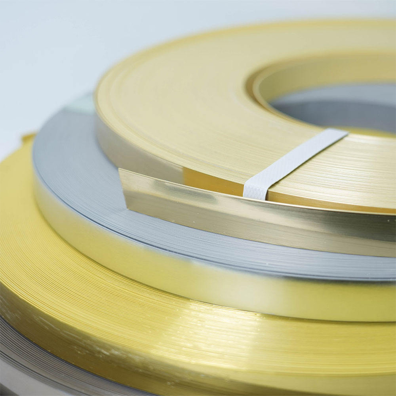 Stainless Steel Look Edge Banding for Premium Cabinets and Furniture Panels Stainless Steel Look Edge Banding for Premium Cabinets and Furniture Panels