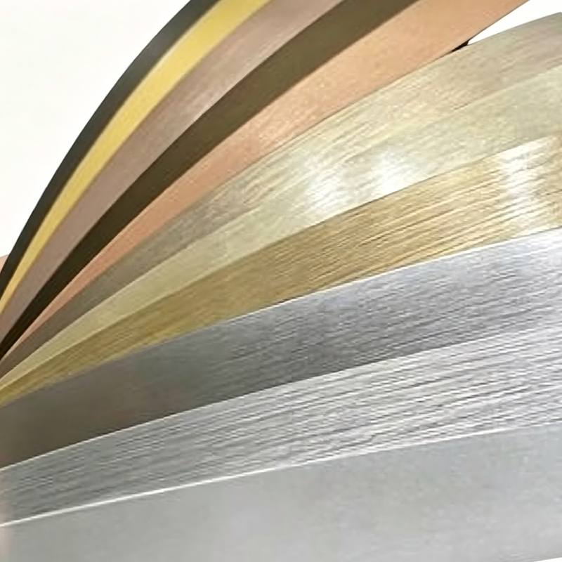 Stainless Steel Look Edge Banding for Premium Cabinets and Furniture Panels Stainless Steel Look Edge Banding for Premium Cabinets and Furniture Panels
