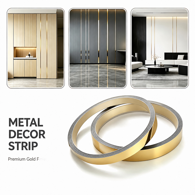Chrome Effect Edge Banding for Modern Furniture and Decorative Panels Chrome Effect Edge Banding for Modern Furniture and Decorative Panels
