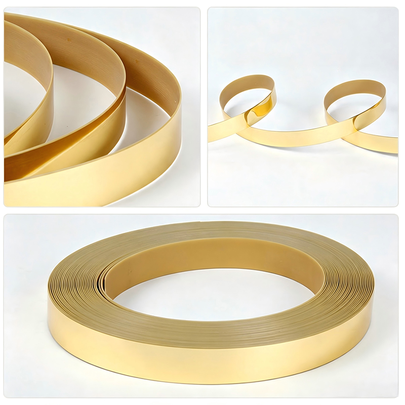 Custom Mirror Effect PET Film Edge Banding for Premium Furniture Brands Custom Mirror Effect PET Film Edge Banding for Premium Furniture Brands
