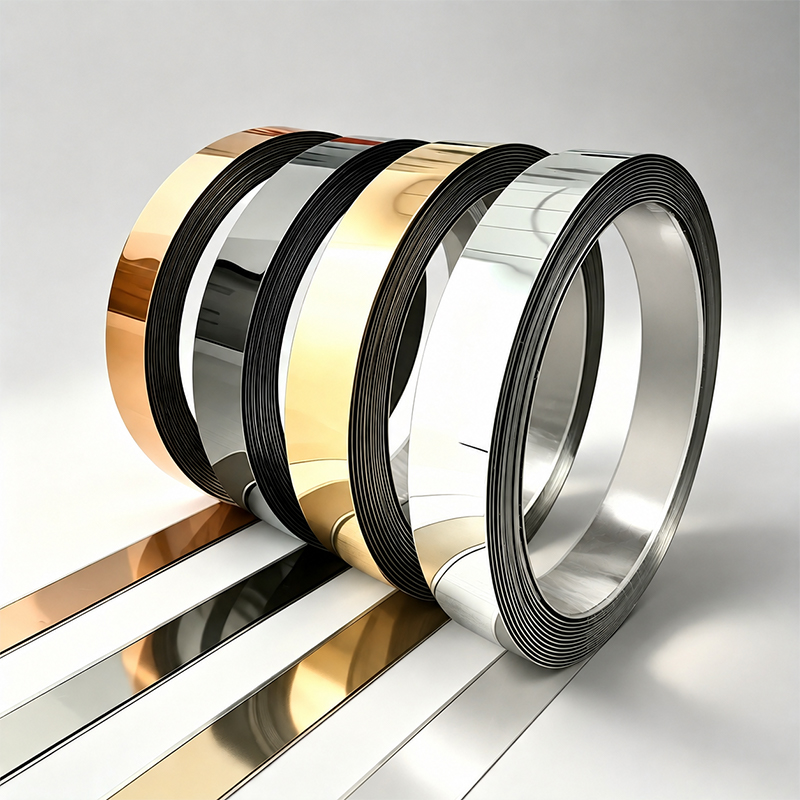 Mirror Finish Edge Banding with PET Film for Luxury Furniture and Cabinet Design Mirror Finish Edge Banding with PET Film for Luxury Furniture and Cabinet Design