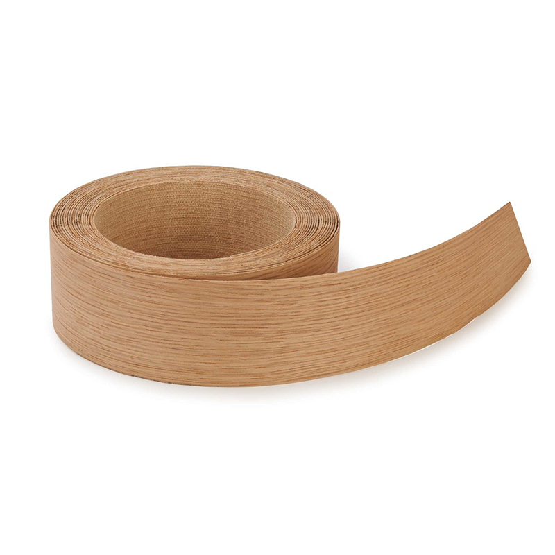Oak Veneer Edge Banding with Hot Melt Adhesive for Natural Wood Furniture Oak Veneer Edge Banding with Hot Melt Adhesive for Natural Wood Furniture