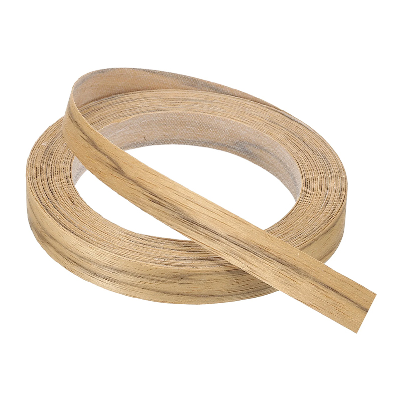 Oak Veneer Edge Banding with Hot Melt Adhesive for Natural Wood Furniture