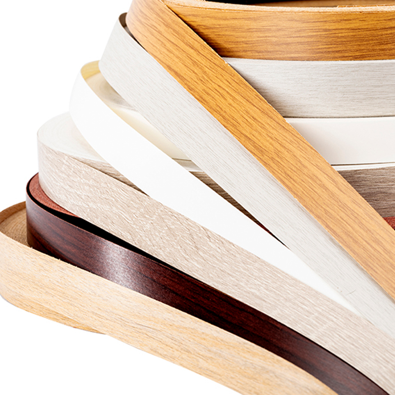 Wood Grain Non-Glued Melamine Edge Banding for Cabinet Manufacturing Wood Grain Non-Glued Melamine Edge Banding for Cabinet Manufacturing