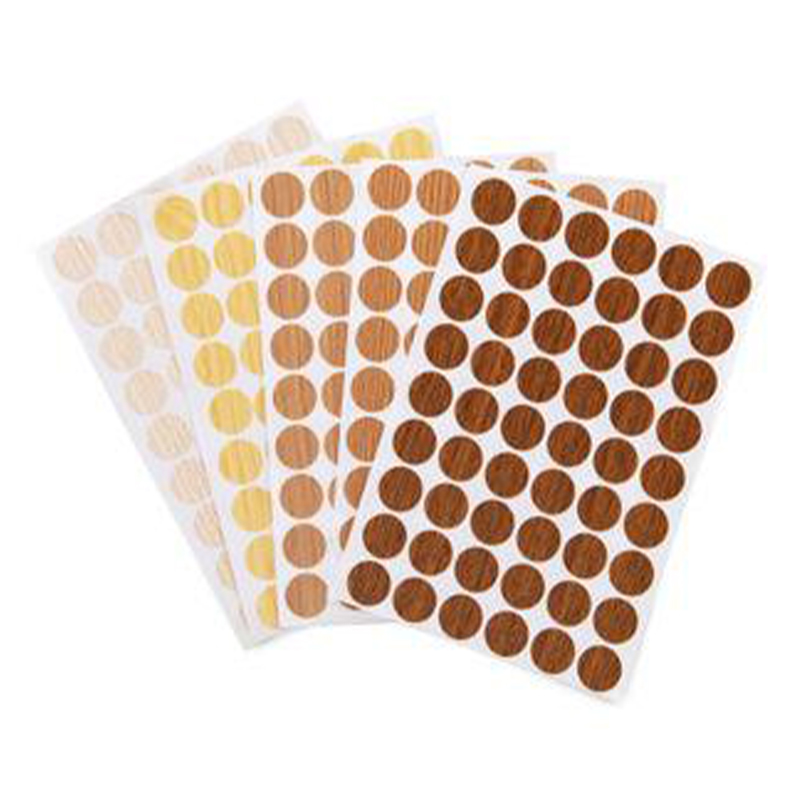 Adhesive PVC Screw Cover Caps for Furniture Panel Decoration
