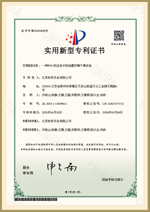 Patent Certificate Patent Certificate